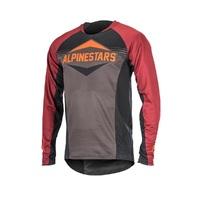 alpinestars mens mesa long sleeve jersey x large black dark shadow