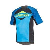 Alpinestars Men\'s Mesa Long Sleeve Jersey, Small, Royal Blue Bright Blue