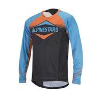 alpinestars mens mesa long sleeve jersey bright bluebright orange smal ...