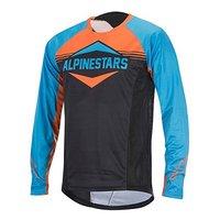 alpinestars mens mesa long sleeve jersey bright bluebright orange medi ...