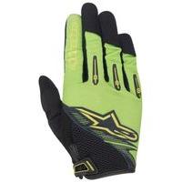 alpinestars mens flow gloves bright greenblack medium