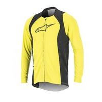 Alpinestars Men\'s Drop 2 Full Zip Long Sleeve Jersey, Xx-large, Acid Yellow