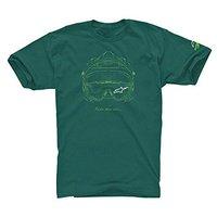 alpinestars helmet tech tee shaded spruce green medium