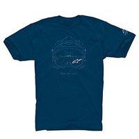 Alpinestars Helmet Tech Tee, Petrol, X-large