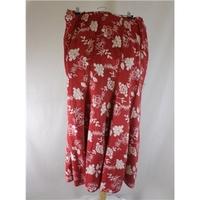 Alex and Co - Size: 12 - Red - Calf length skirt