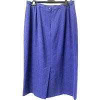 Alexon - Size: 16 - Blue - Knee length skirt