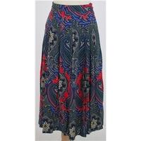 Alexon - Size: 10 - blue, red and green patterned skirtrt