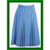 Alice Collins - Size: 12 - Blue - Pleated skirt