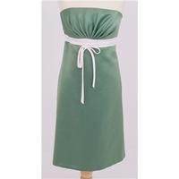 Alfred Sung, size 10, green strapless dress