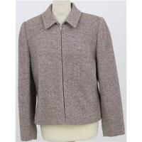 alexon size 16 brown cream jacket