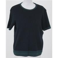 Alexon, size M navy blue short sleeved sweater