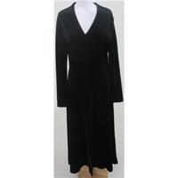 Alexon size 16 long black velvet evening dress
