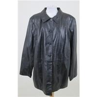 Alfani Woman, size XXL black leather jacket