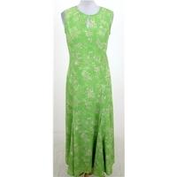 Alexon: Size 12: Green & white summer dress