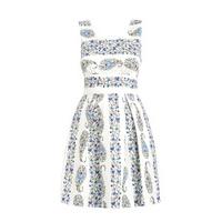 almari paisley cut out dress