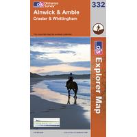 Alnwick & Amble - OS Explorer Active Map Sheet Number 332