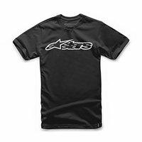 Alpinestars Men\'s Blaze Classic Tee Short Sleeve T-shirt, Black (black/white), 