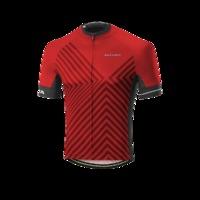 altura mens 2 peloton 2 short sleeve jersey team redblack small