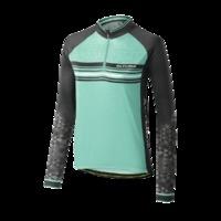 Altura Women\'s Peloton Team Long Sleeve Jersey, Aquamarine/black, Size 10