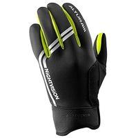 Altura Men\'s Night Vision Windproof Gloves, Black (black/hi Viz Yellow), Medium