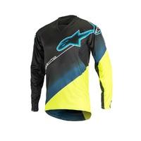 Alpinestars Vector Ls Jersey Black/blue Large, Black Grey