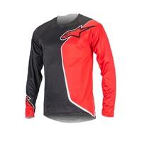 alpinestars sierra ls jersey rio reddark shadow x large rio red shadow