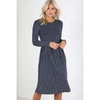 Alba Multi Colors Ruched Midi Dress