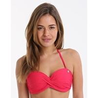 Aldridge Sakata Bandeau Top - Raspberry