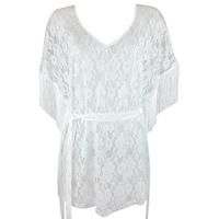 All About The Lace Kaftan - White