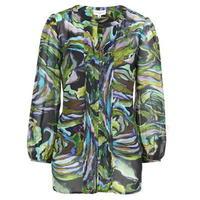 almost famous picasso print chiffon blouse