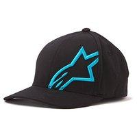 Alpinestars Men\'s Corp Shift 2 Flexfit Baseball Cap, Black (black/blue), Small