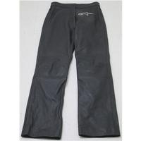 Alpinestars W28/L31 black leather trousers