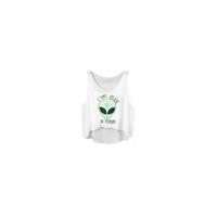 Alien I Don't Believe In Humans Crop Top - Size: One Size