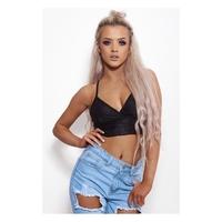Alicia Black Bralet Top