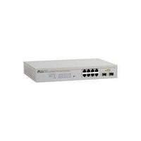 Allied Telesis 8-port 10/100/1000T Websmart Switch with 2 SFP Combo Ports: Allied Telesis