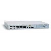 Allied Telesis 24-port 10/100TX PoE Websmart Switch with 2 SFP/1000T Combo Ports