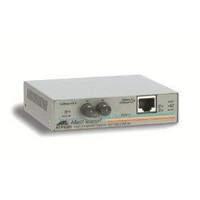 Allied Telesyn AT FS201 - Transceiver - 10Base-T 100Base-FX 100Base-TX - RJ-45 - ST multi-mode - external - up to 2 km: Allied Telesis