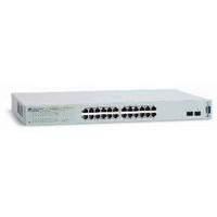 Allied Telesis 24-port 10/100/1000T Websmart Switch with 2 SFP Combo Ports