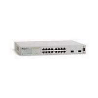 :Allied Telesis 16-port 10/100/1000T Websmart Switch with 2 SFP Combo Ports