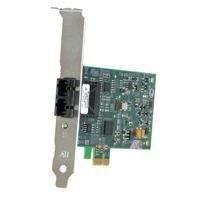 Allied Telesis 100mbps Fast Ethernet Pci-express Fiber Adapter Card; St Connector; Includes Both Standard And Low Profile Brackets; Single Pack