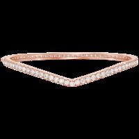 allure sterling silver white crystal bangle