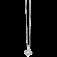 allure sterling silver white crystal pendant with chain