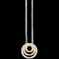 ALLURE STERLING SILVER & WHITE CRYSTAL PENDANT with CHAIN