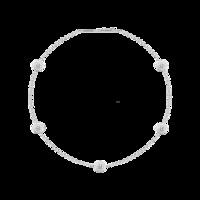 ALLURE STERLING SILVER & WHITE CRYSTAL BRACELET