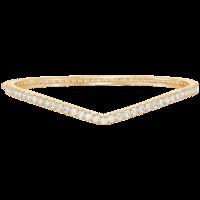 allure sterling silver white crystal bangle