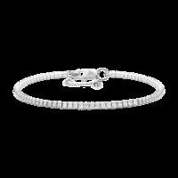 ALLURE STERLING SILVER & WHITE CRYSTAL BRACELET