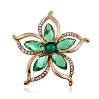 Alloy/Acrylic/Rhinestone Brooch/Fashion Bauhinia Flower Brooch/Wedding/Party/Daily 1PC