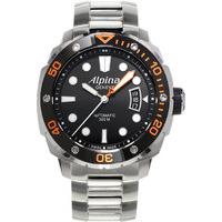 alpina watch seastrong diver 300 orange