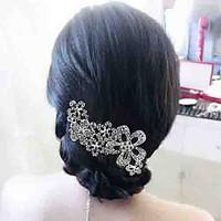 Alloy/Rhinestone Hair Combs Wedding/Party/Daily Headpieces/Hairjewelry 1pc