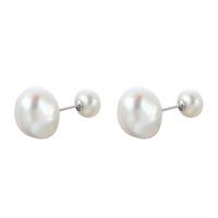 Almighty Glory white pearl earrings